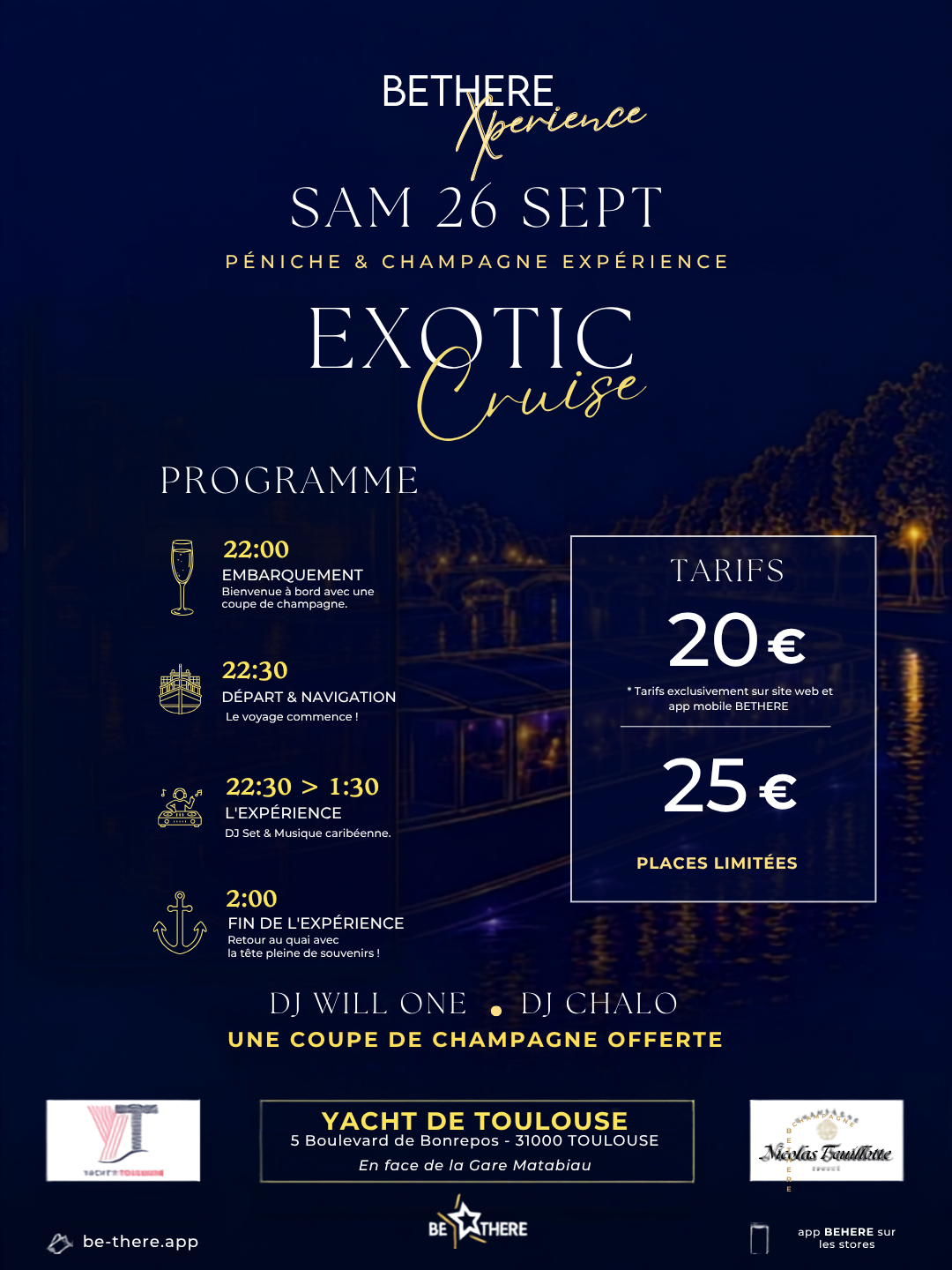 EXOTIC CRUISE - Champagne Experience