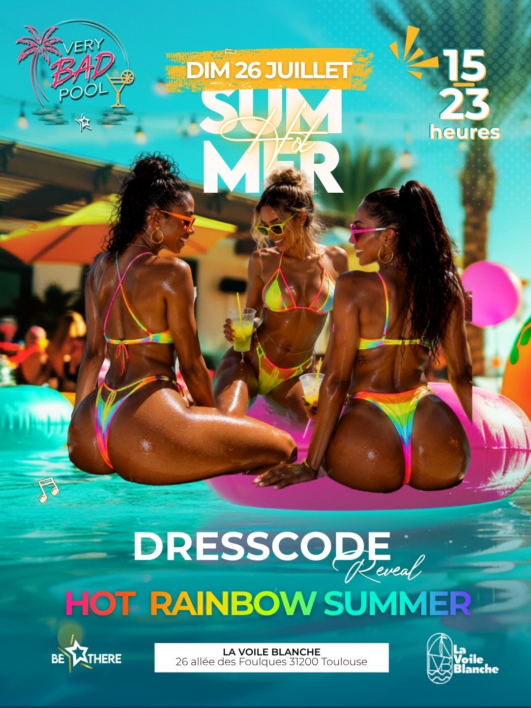 VERY BAD POOL ED. HOT SUMMER