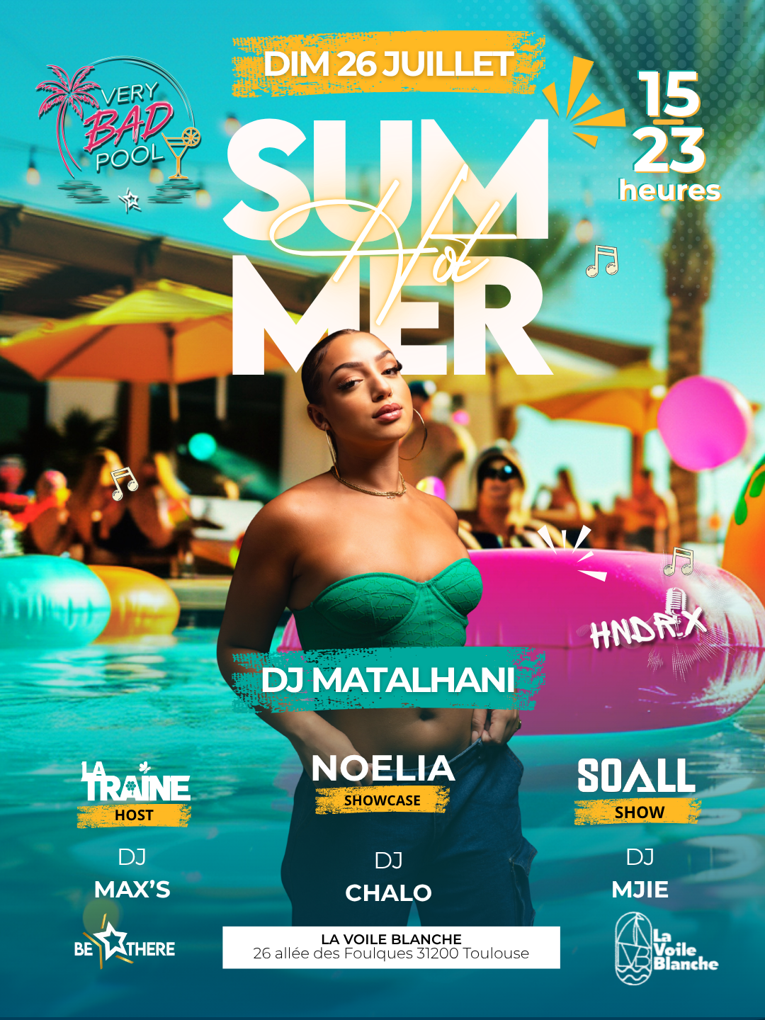 VERY BAD POOL ED. HOT SUMMER