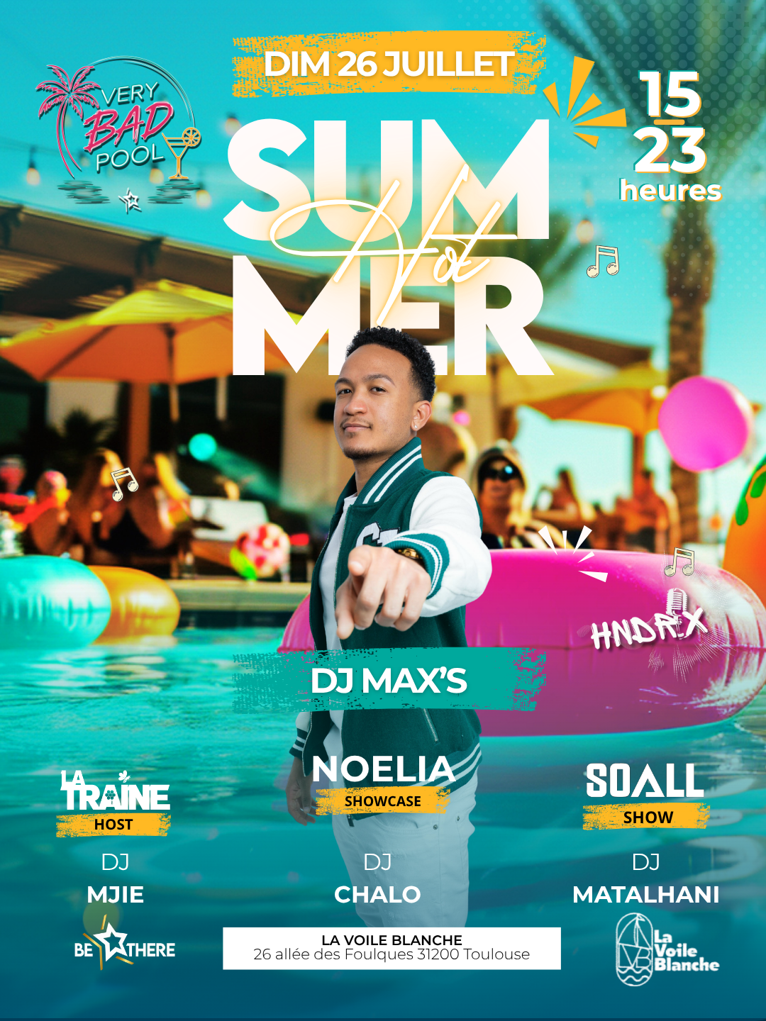 VERY BAD POOL ED. HOT SUMMER