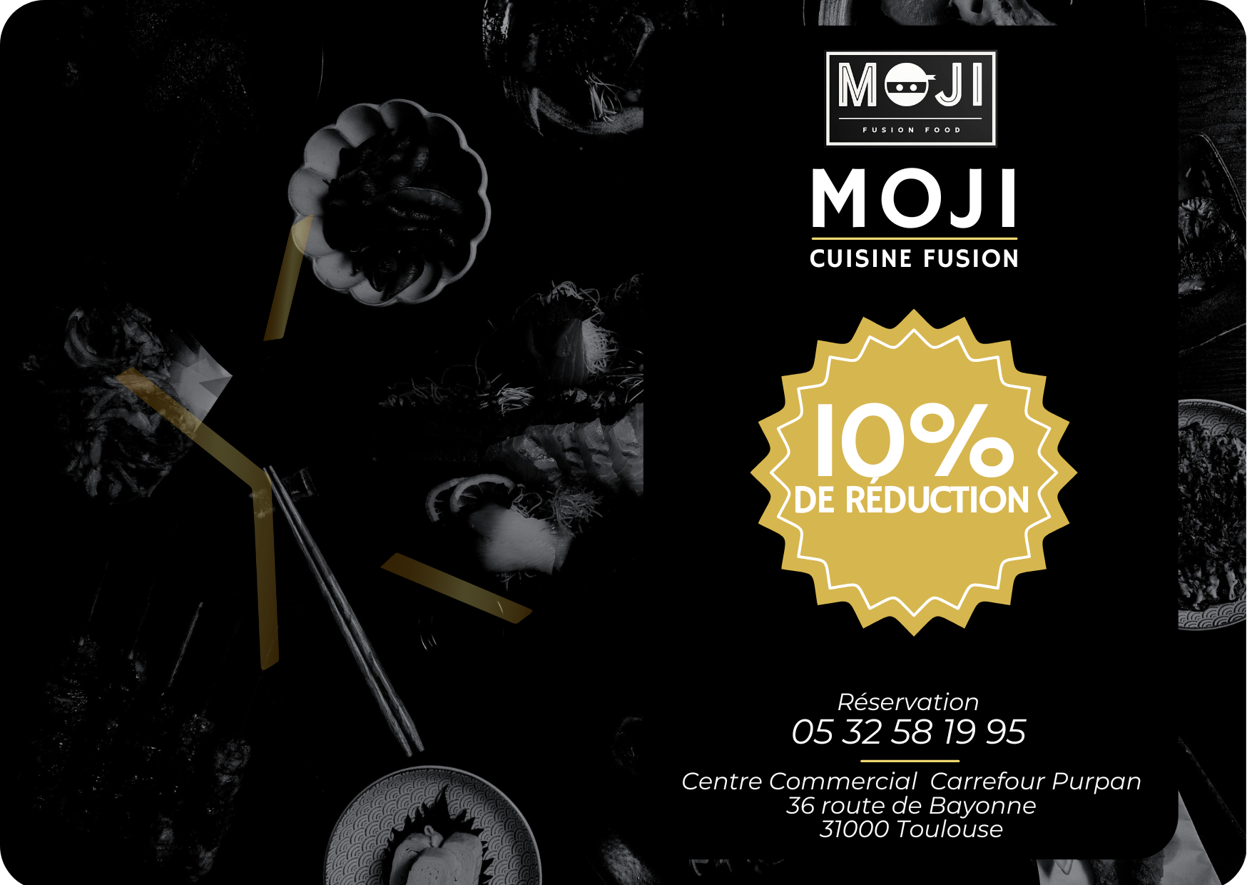 10% DE RÉDUCTION